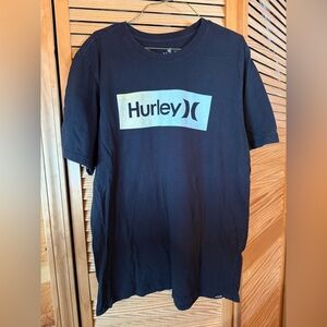 Hurley Men's Black Logo Tee